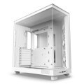 NZXT H6 Flow - Midi Tower - PC - Weiß - ATX - micro ATX - Mini-ITX - Stahl - Gehärtetes Glas - 16,3 cm