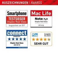 DISPLEX Panzerglas (10H - 2D) für Samsung Galaxy...