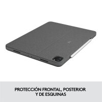 Logitech Combo Touch - QWERTY - Spanisch - Trackpad - 1,9 cm - 1 mm - Apple