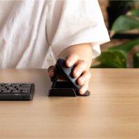R-Go Maus Twister e nomisch beidhändig USB u. Bluetooth sw - Maus - 2.400 dpi