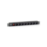 Equip 333283 - 1U - Horizontal - Kunststoff - Schwarz - 8...