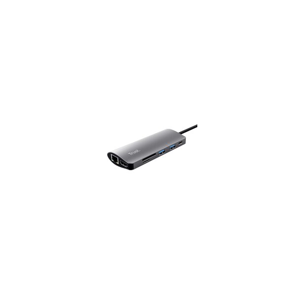 Trust Dalyx - USB Typ-C - HDMI - RJ-45 - USB 3.2 Gen 1 (3.1 Gen 1) - Aluminium - China - 115 mm - 50 mm