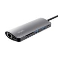 Trust Dalyx - USB Typ-C - HDMI - RJ-45 - USB 3.2 Gen 1 (3.1 Gen 1) - Aluminium - China - 115 mm - 50 mm