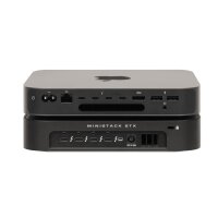 OWC miniStack STX - HDD / SSD-Gehäuse - 3.5/5.25 Zoll - M.2 - PCI Express - USB Anschluss - Schwarz