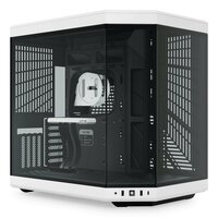 HYTE Y70 schwarz/weiss Tempered Glass