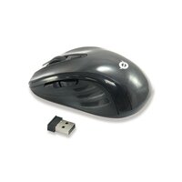 Conceptronic Optical Wireless 6-Tasten Travel USB Maus sw - Maus - Optisch