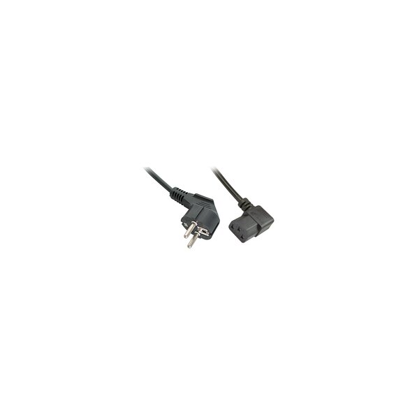 Lindy 30309 5m CEE7/7 IEC 320 Schwarz Stromkabel