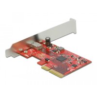 Delock 89035 - PCIe - USB 3.2 Gen 2 - Niedriges Profil -...