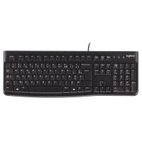 Logitech K120 Corded Keyboard - Volle Größe (100%) - Kabelgebunden - USB - AZERTY - Schwarz
