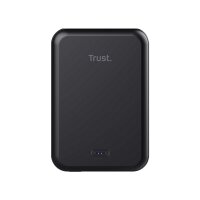 Trust Magno - 5000 mAh - Lithium Polymer (LiPo) - Kabelloses Aufladen - 3,7 V - Schwarz