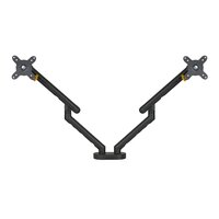 Bakker E. Flexible Monitorarm Dual schw.