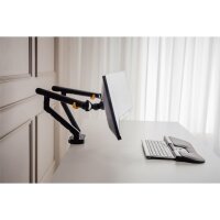 Bakker E. Flexible Monitorarm Dual schw.