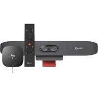 HP Poly Studio R30 Plus Audio Video Soundbar mit HP USB-C Dock G5
