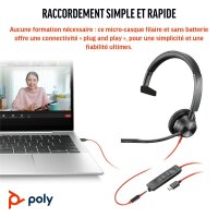HP Poly BW 3315 USB-C HS+3.5mmP+USB-C/A