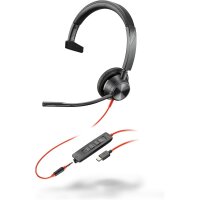 Poly Blackwire 3315 Monoaurales USB-C-Headset +...