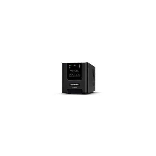 CyberPower Systems CyberPower PR750ELCDGR Line-Interactive USV 750VA/675W Tower - Reine Sinuswelle - AVR - LCD - Ausgang (4) 2x Schuko 2x IEC - RS232 - USB (HID) - EPO - Expansion Port für opt. Netzwerkkomunikation - Line-Interaktiv - 0,75 kVA - 675 W - R