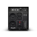 CyberPower Systems CyberPower PR750ELCDGR Line-Interactive USV 750VA/675W Tower - Reine Sinuswelle - AVR - LCD - Ausgang (4) 2x Schuko 2x IEC - RS232 - USB (HID) - EPO - Expansion Port für opt. Netzwerkkomunikation - Line-Interaktiv - 0,75 kVA - 675 W - R