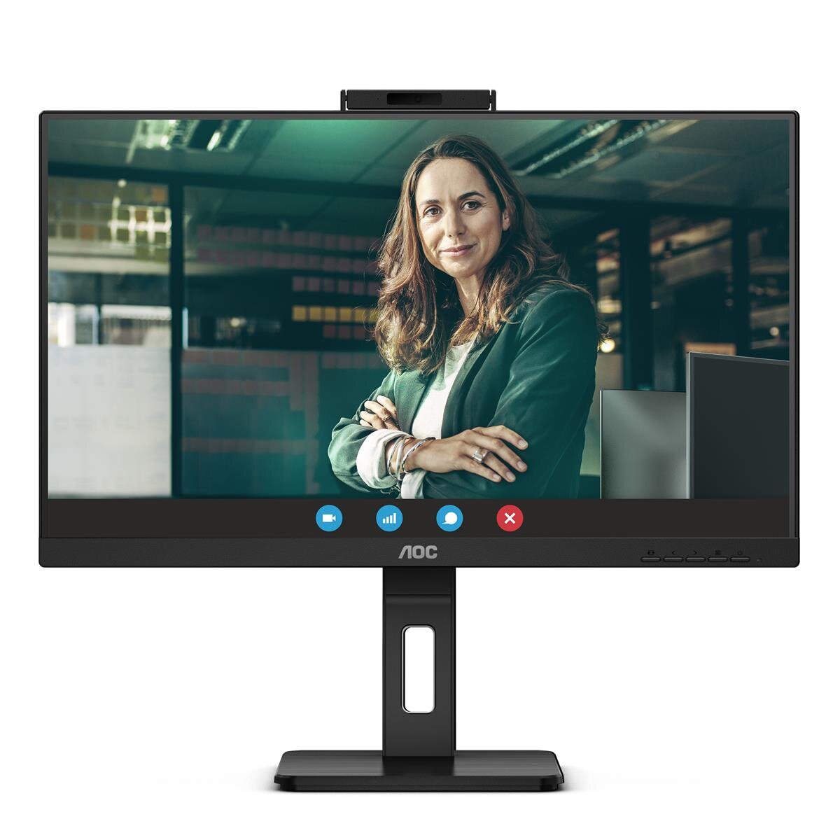 AOC Q27P3CW - 68,6 cm (27") - 2560 x 1440 Pixel - Quad HD - LED - 4 ms - Schwarz