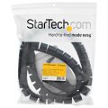 StarTech.com Kabelbündelschlauch - 45 mm / 1,8 Zoll Durchmesser - Kabelmuffe - Polyethylen (PE) - Schwarz