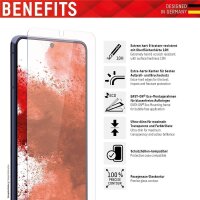 DISPLEX Panzerglas (10H) für Samsung Galaxy A52/A52(s) 5G/A53 5G - Eco-Montagerahmen - Tempered Glas - kratzer-resistente Schutzfolie - hüllenfreundlich - Samsung - A52/A52 5G/A52s 5G/A53 5G - Trockene Anwendung - Schlagfest - Kratzresistent - Staubresist
