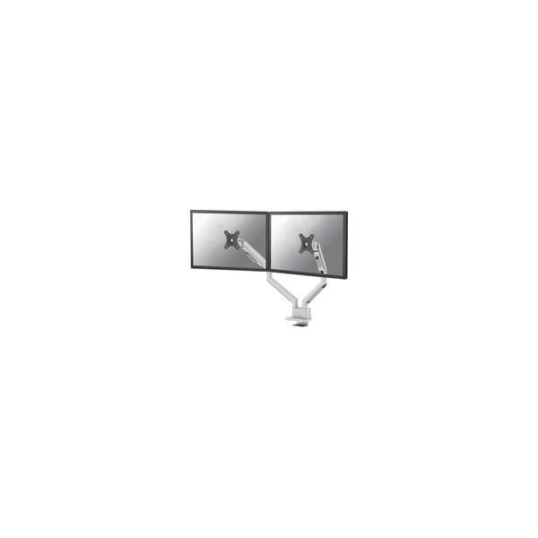 Neomounts Next Slim Desk Mount double display topfix clamp & grommet
