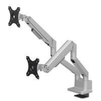 Neomounts Next Slim Desk Mount double display topfix...