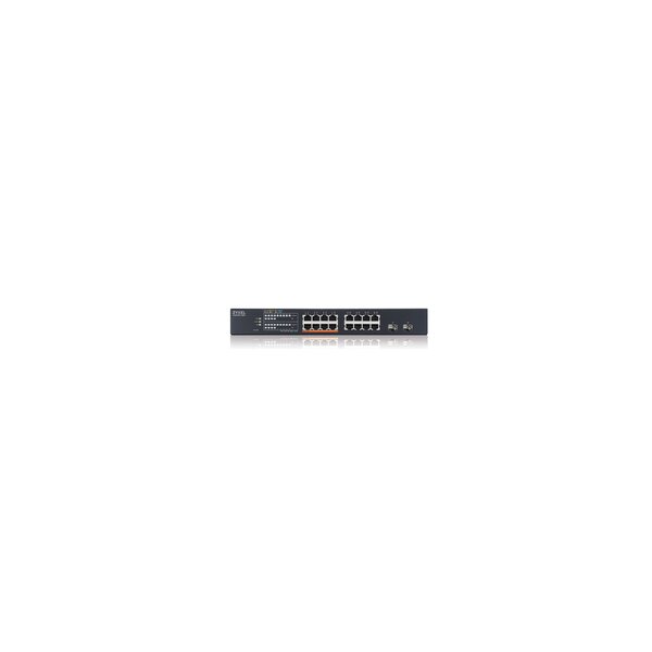 ZyXEL XMG1915-18EP - Managed - L2 - 2.5G Ethernet (100/1000/2500) - Power over Ethernet (PoE) - Rack-Einbau