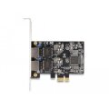 Delock PCI Express x1 Karte auf 2 x RJ45 Gigabit LAN RTL8111 - PCI Express - RJ-45 - Silber - PC - 1 Stück(e) - Kabelgebunden
