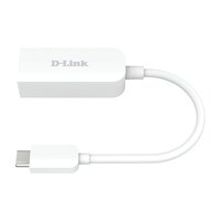 D-Link DUB-E250 - Kabelgebunden - USB Typ-C - Ethernet - 2500 Mbit/s - Weiß