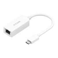 D-Link DUB-E250 - Kabelgebunden - USB Typ-C - Ethernet - 2500 Mbit/s - Weiß