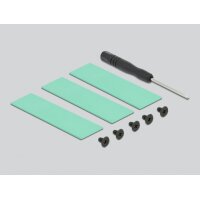 Delock 18353 - Kühlkörper/Radiator - Schwarz