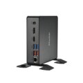 Shuttle XPC Nano PC NC40U7 - Intel Core i7-1255U - 1x HDMI - 1x DP,1xUSB-C/DP - 6x USB3.2 - 1x 2.5" bay - 2x M.2 - 1x LAN - RAID - 24/7 Dauerbetrieb - inkl. VESA & Stand - 0.84L sized PC - Mini-PC Barebone - Intel SoC - DDR4-SDRAM - PCI Express - Serial A