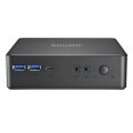 Shuttle XPC Nano PC NC40U7 - Intel Core i7-1255U - 1x HDMI - 1x DP,1xUSB-C/DP - 6x USB3.2 - 1x 2.5" bay - 2x M.2 - 1x LAN - RAID - 24/7 Dauerbetrieb - inkl. VESA & Stand - 0.84L sized PC - Mini-PC Barebone - Intel SoC - DDR4-SDRAM - PCI Express - Serial A