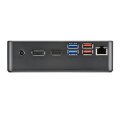 Shuttle XPC Nano PC NC40U7 - Intel Core i7-1255U - 1x HDMI - 1x DP,1xUSB-C/DP - 6x USB3.2 - 1x 2.5" bay - 2x M.2 - 1x LAN - RAID - 24/7 Dauerbetrieb - inkl. VESA & Stand - 0.84L sized PC - Mini-PC Barebone - Intel SoC - DDR4-SDRAM - PCI Express - Serial A