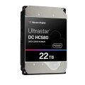 WD Ultrastar DC HC580 - 22 TB - 7200 RPM - 512 MB - 3.5" - SATA