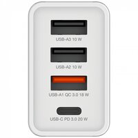 Verbatim CHR-30EU2 USB Ladegerät 30 W 3x USB-A 1x...