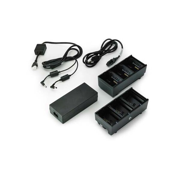 Zebra SAC-MPP-6BCHUK1-01 - AC - ZQ610 - ZQ620 - QLn220 - QLn320 - QLn420 - QLn220 HC - QLn320 HC - ZQ510 - ZQ520 - Schwarz - Indoor Batterieladegerät - Gleichstrom