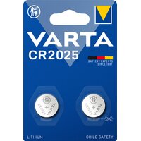 Varta 06025 - Einwegbatterie - CR2025 - Lithium - 3 V - 2 Stück(e) - Metallisch