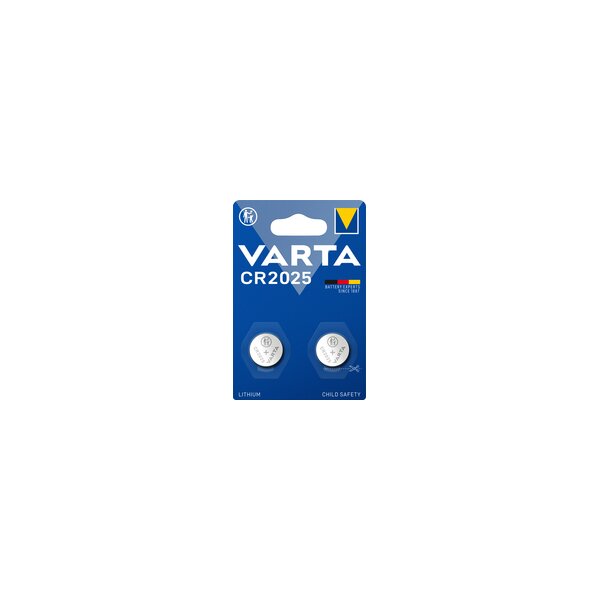 Varta 06025 - Einwegbatterie - CR2025 - Lithium - 3 V - 2 Stück(e) - Metallisch