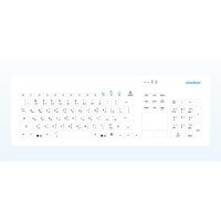 GETT CleanKeys CK4W - Tastatur - mit Touchpad