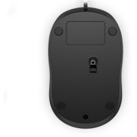 HP Kabelgebundene Maus 1000 - Beidhändig - USB Typ-A - 1200 DPI - Schwarz