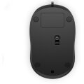 HP Kabelgebundene Maus 1000 - Beidhändig - USB Typ-A - 1200 DPI - Schwarz