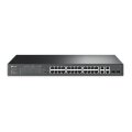 TP-LINK Smart PoE Switch T1500-28PCT - Switch - 24 x 10/100 (PoE) + 2 x SFP + 4 x 10/100/1000