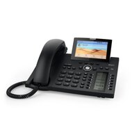 Snom D385 - IP-Telefon - Schwarz - Kabelgebundenes Mobilteil - Tisch/Wand - Im Band - Out-of band - SIP-Info - 12 Zeilen