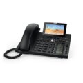 Snom D385 - IP-Telefon - Schwarz - Kabelgebundenes Mobilteil - Tisch/Wand - Im Band - Out-of band - SIP-Info - 12 Zeilen