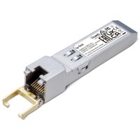 TP-LINK 10G BASE-T RJ45 SFP+ Modul - Kupfer - 10300 Mbit/s - RJ-45 - 100 m - 10 Gigabit Ethernet - IEEE 802.3 - IEEE 802.3ab - IEEE 802.3an - IEEE 802.3bz