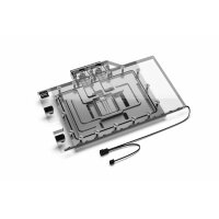 Alphacool Eisblock Aurora RTX 4070 TI ROG Strix mit Backplate - Acryl+ Nickel