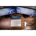 j5create JCD381-N USB Type-C™ Dual HDMI Mini Dock-Ethernet/ USB 3.1 HUB / PD2.0 - USB 3.2 Gen 1 (3.1 Gen 1) Type-C - HDMI - PS/2 - USB 3.2 Gen 1 (3.1 Gen 1) Type-A - 5000 Mbit/s - 3840 x 2160 Pixel - Beige - Weiß - Aluminium