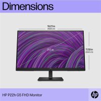 HP P22h G5 - 54,6 cm (21.5 Zoll) - 1920 x 1080 Pixel -...