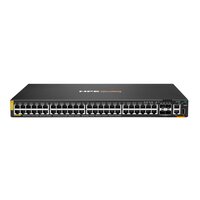 HPE Networking CX 6200F 48G Class4 PoE 4SFP+ 370W - Managed - L3 - Gigabit Ethernet (10/100/1000) - Power over Ethernet (PoE) - Rack-Einbau - 1U